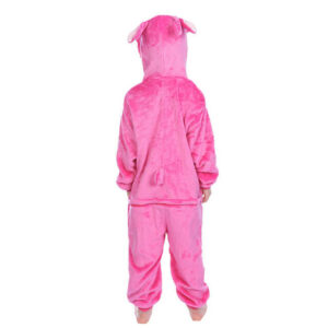 Combinaison pyjama Stitch rose enfant de dos