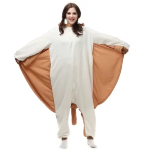 Combinaison pyjama écureuil femme