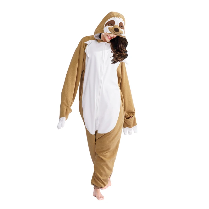 Pyjama animal paresseux unisexe
